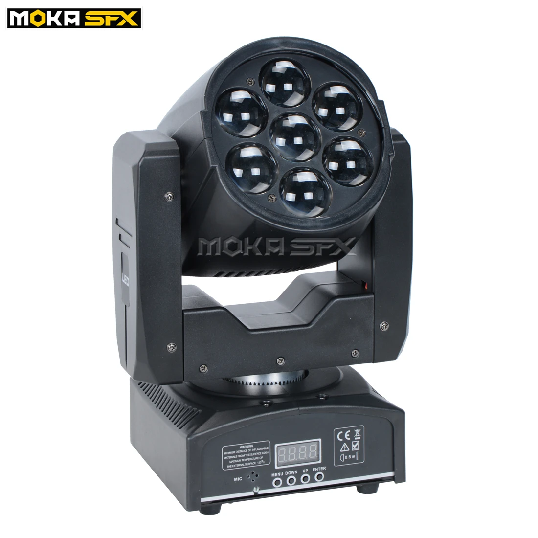 1 шт. светодиодный светильник с приближением движущейся головкой 7*12 Вт RGBW 4 в