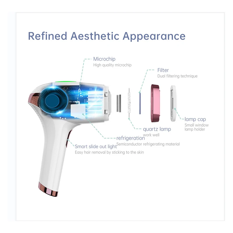 High Quality Portable Mlay T4 Permanent Laser IPL Hair Removal Machine For Home Use enlarge