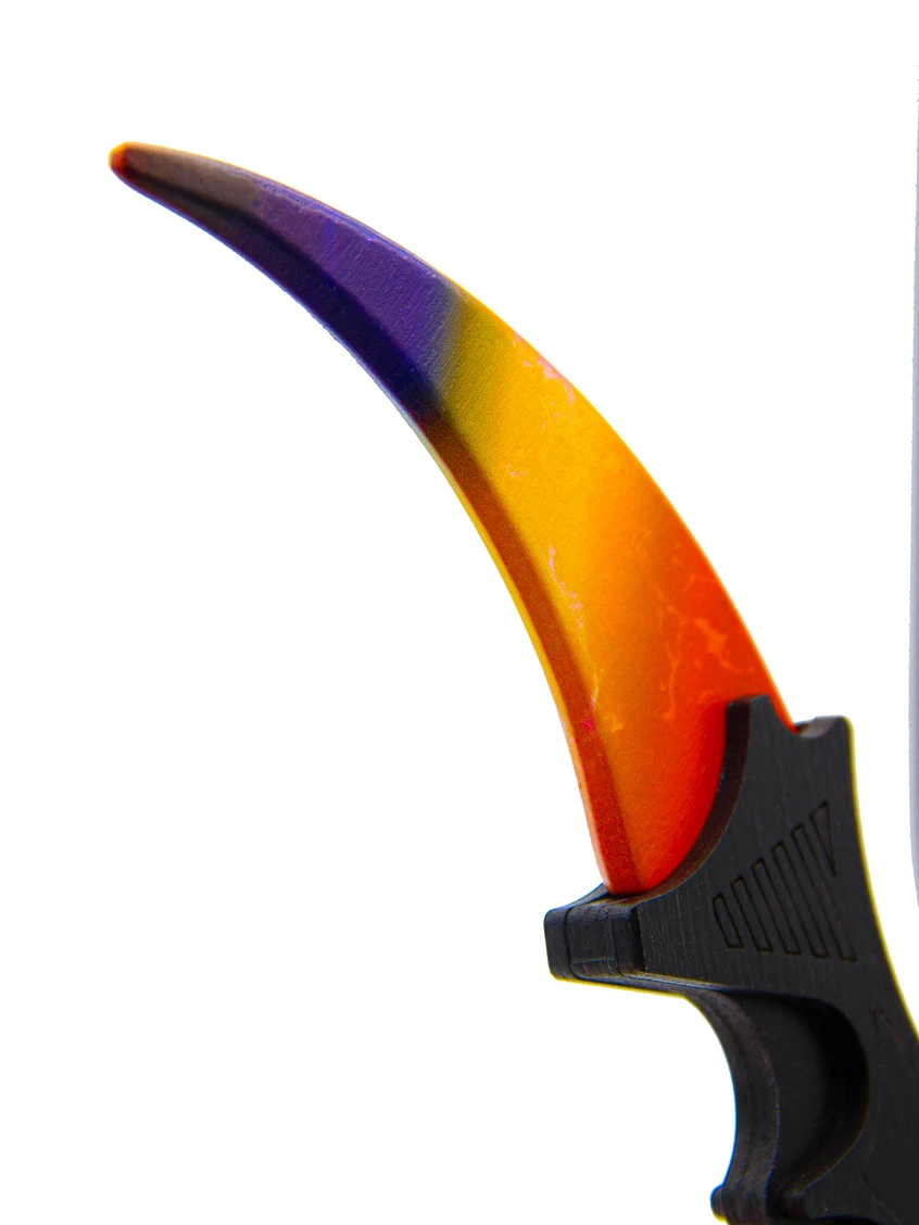 Toy weapon Geekroom wooden knife kerambit cs go children's weapons a toys for boy gift Marble gradient the dagger children claw counter strike