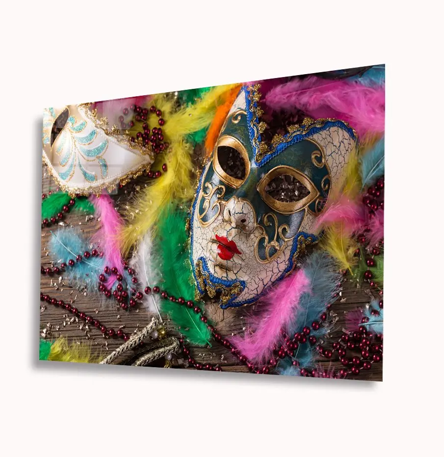 

Illustration Glass Table 4mm Durable Tempered Glass Souvenir Home Decoration