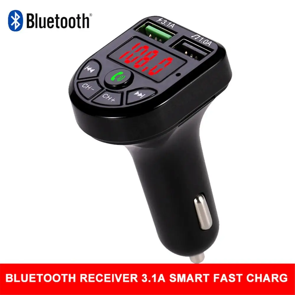 FM-модулятор трансмиттер автомобильный c USB портом / плеер зарядка Bluetooth |