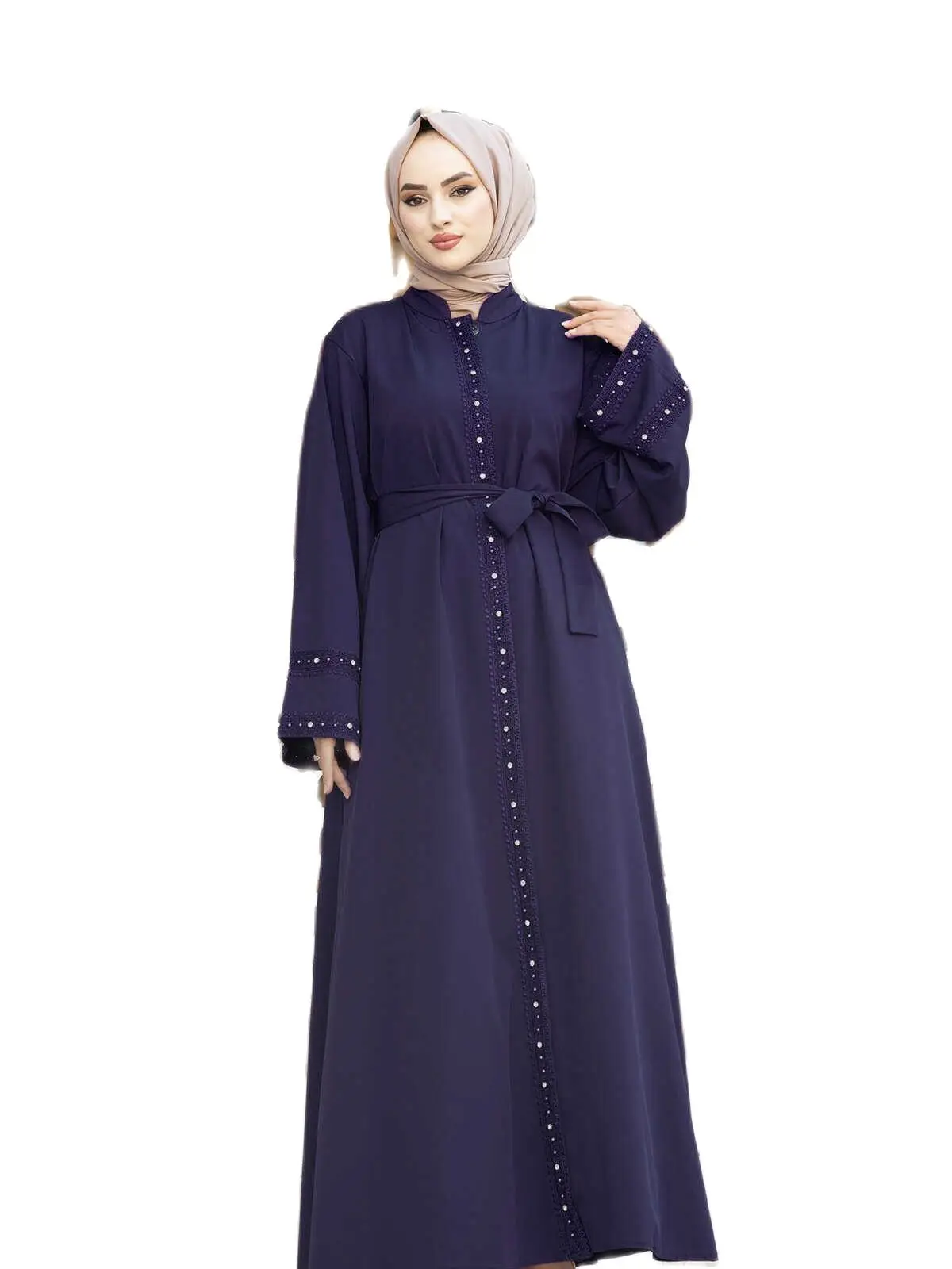 

Long Abaya Dubai Turkey For Women Hijab Dress Müslim Fashıon Zipper Ramadan Caftan Islam Clothing African Maxi Dresses For Women Robe It Don't Show İnside