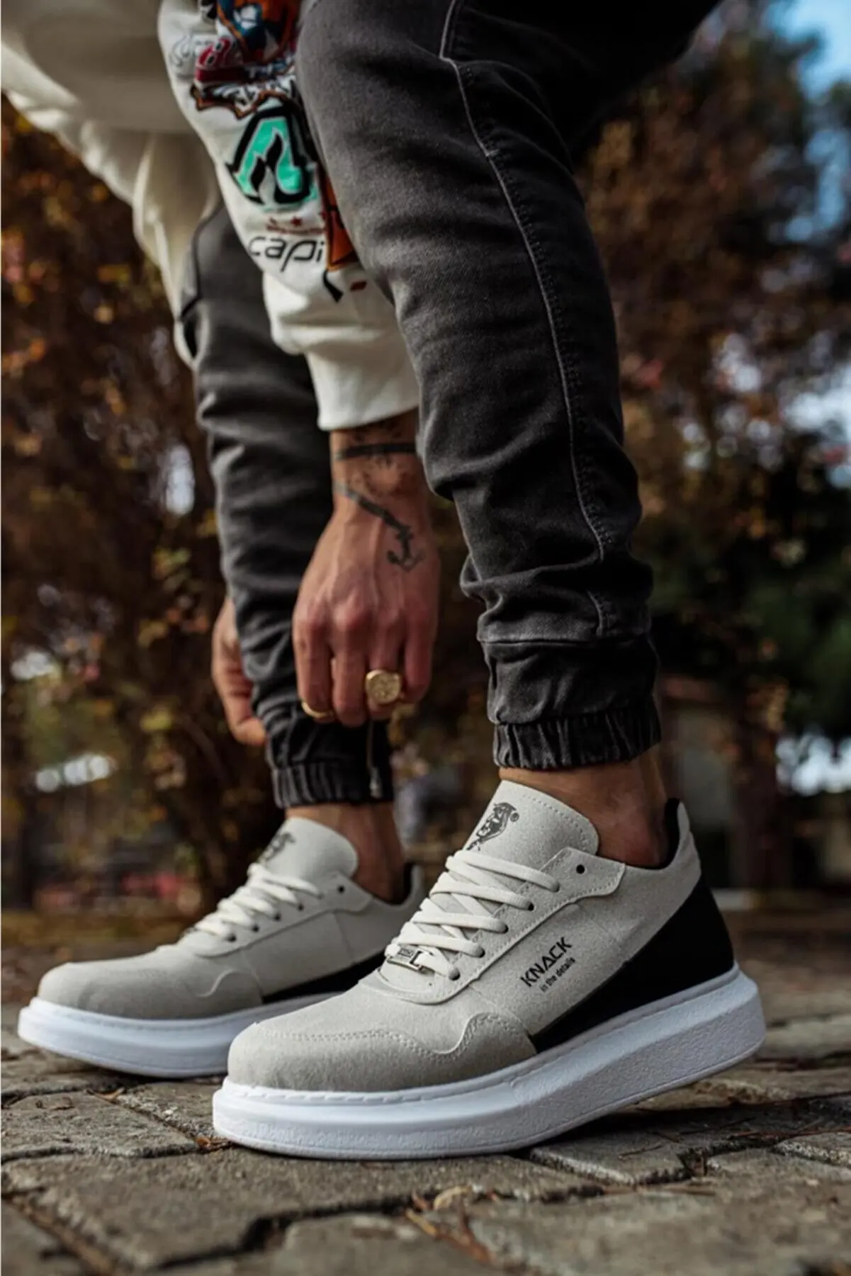 

High Sole Casual Suede Shoes Men Black Khaki Red White Comfortable Model Fashion 4cm Heel Orthopedic