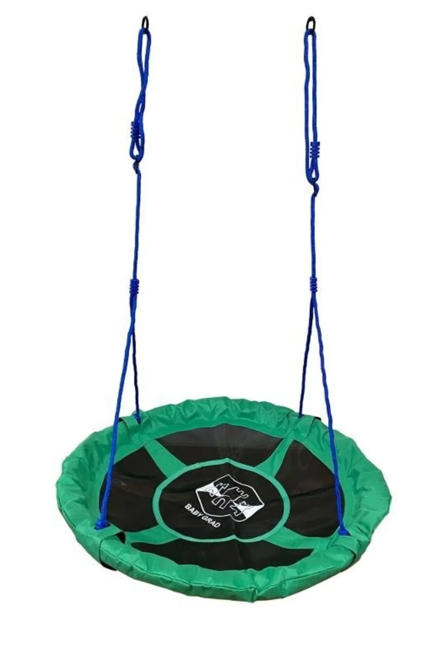 Качели гнездо круглые Оксфорд зеленые 100 см для улицы и сада детей