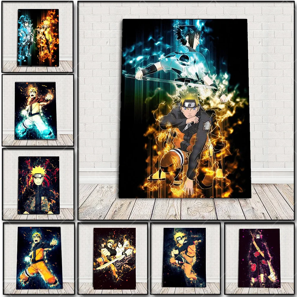 

Naruto Canvas Painting Classic Anime Characters Posters Prints Wall Art Picture for Living Room Home Decoration Children's gifts