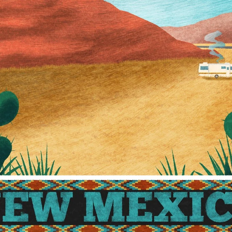 New Mexico Poster Canvas Art Prints Albuquerue Travel Wall Painting Picture for Home Decor | Дом и сад