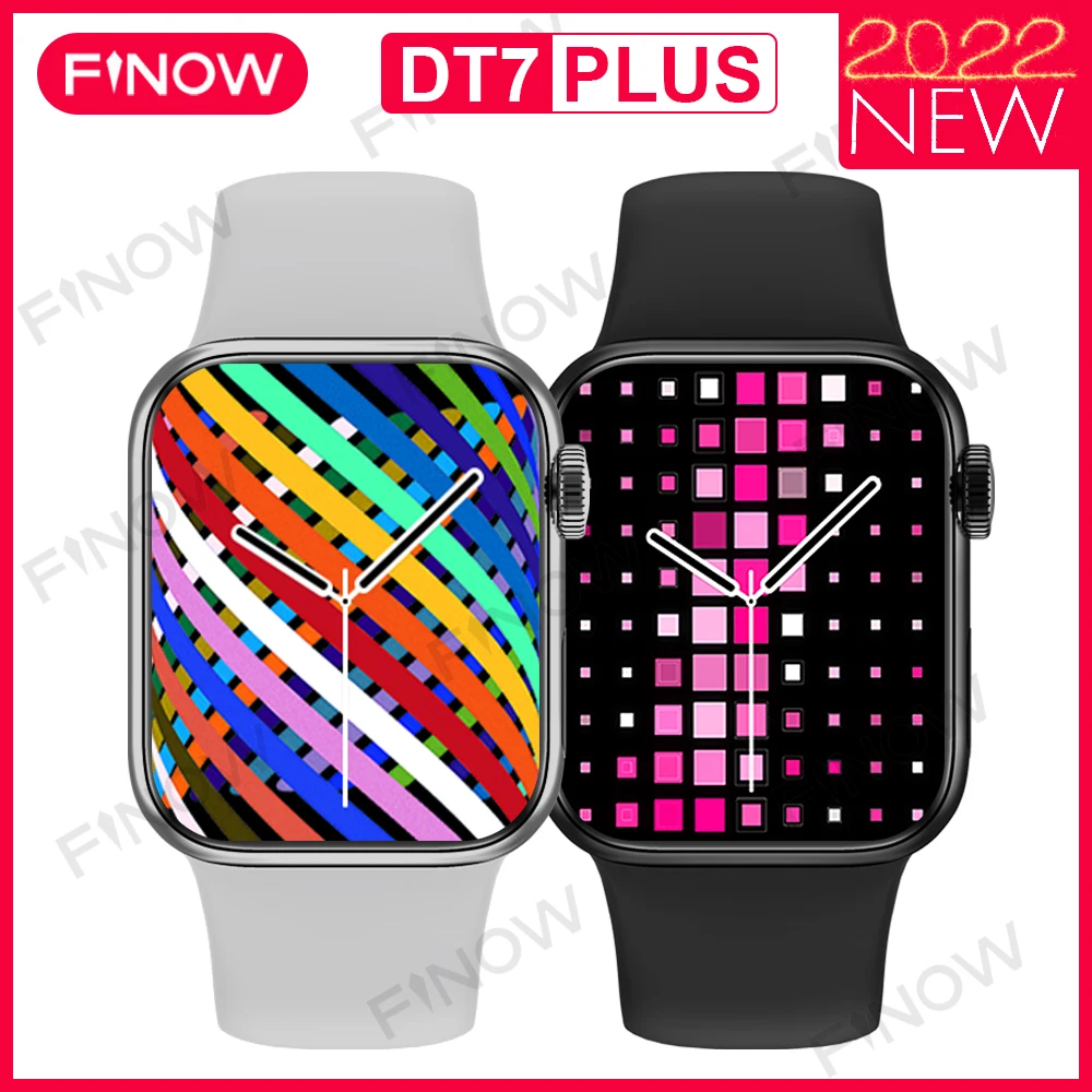 

Finow IWO DT7 Plus Smart Watch Custom Face Full Screen GPS Tracker Bluetooth Call Reloj Smartwatch Hombre PK Fly7 HW67 Pro Max