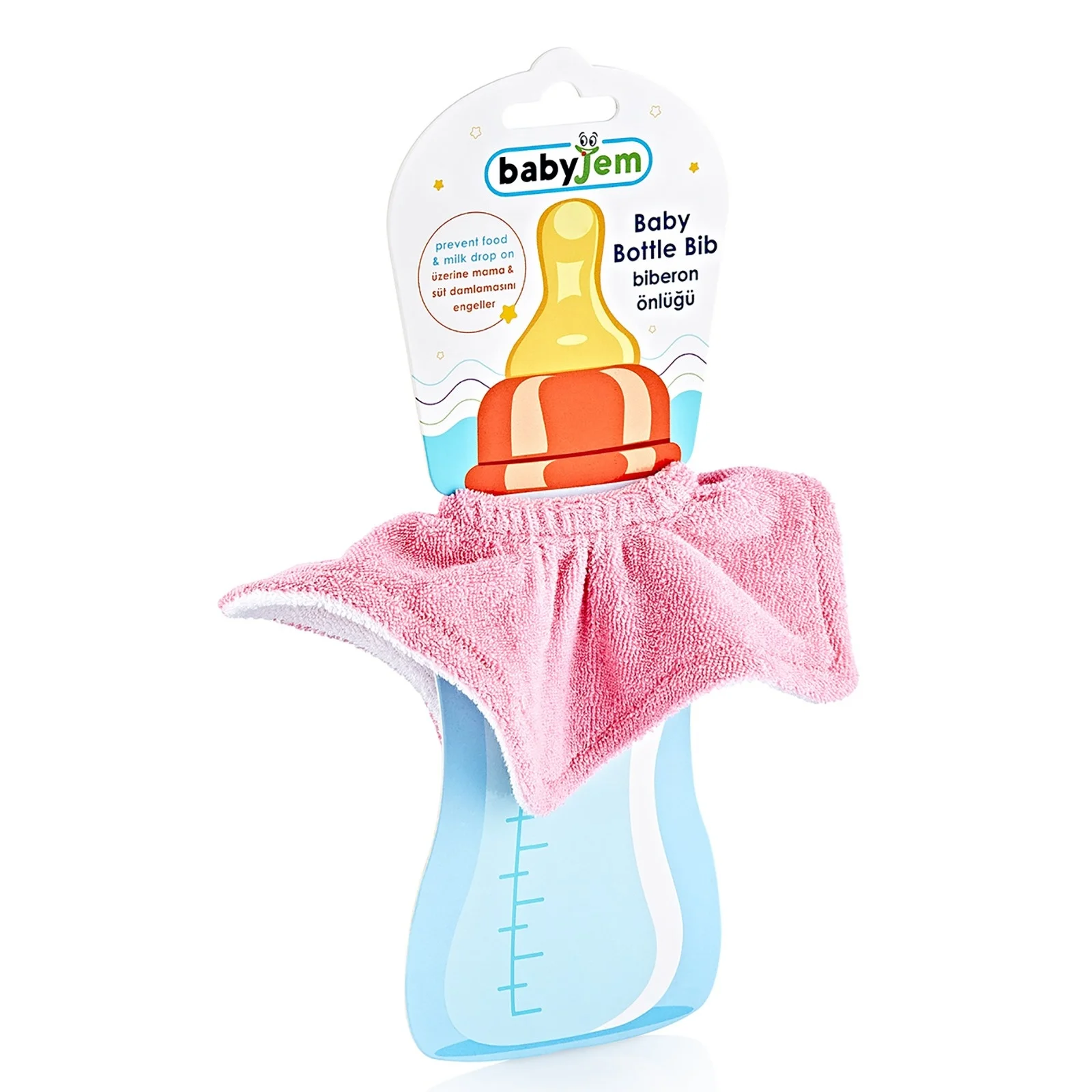 Ebebek Babyjem Детский фартук для бутылки розовый | Мать и ребенок