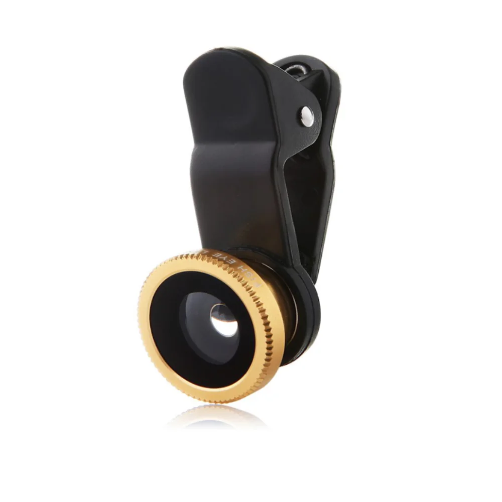 3 в 1 объектив для телефона рыбий глаз широкоугольный макросъёмка шт. Fish eye - купить