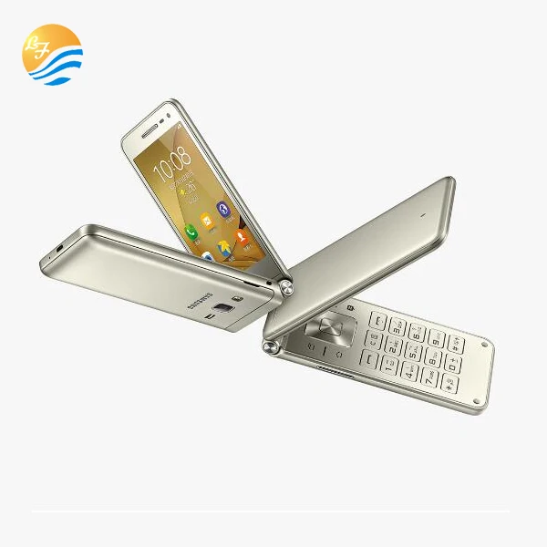 original samsung galaxy folder g1600 2016 3 8 inch quad core 2gb ram 16gb rom dual sim card 1 4ghz lte flip unlock phone free global shipping