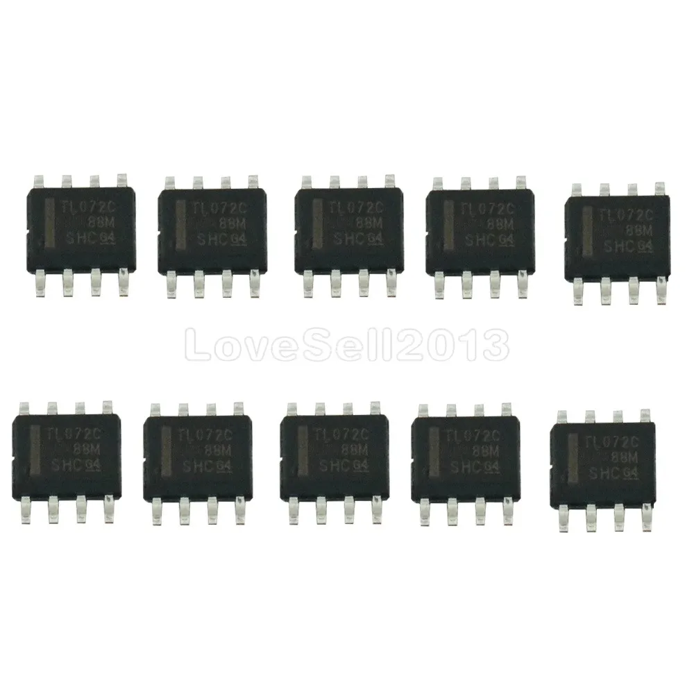 10 шт. TL072CDR SOP8 TL072C SOP TL072 SMD 072CDR 8 TL072CDT TL072C|Запасные части| |
