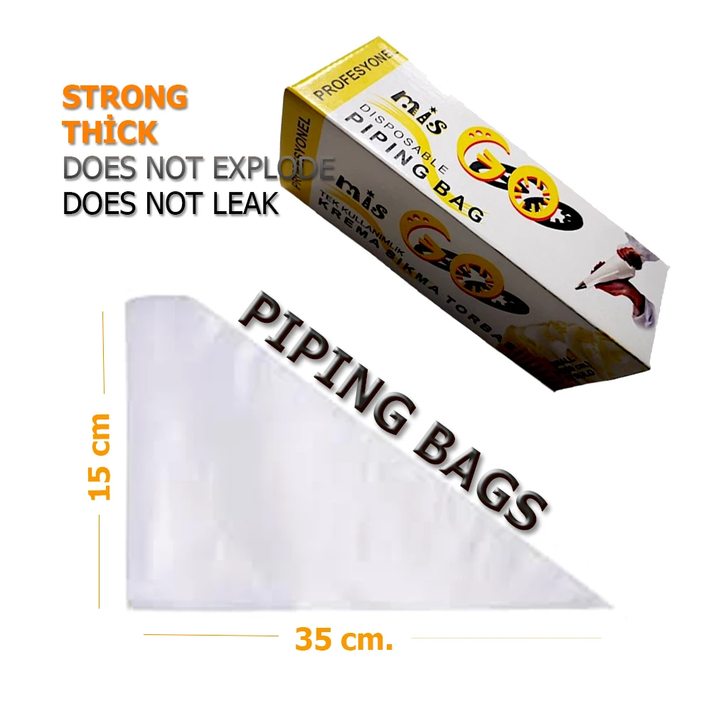 

Одноразовые Кондитерские мешки 72 шт. Кончик для выдавливания шоколада для профессионального использования. Кухонные капкейки выдавливате...