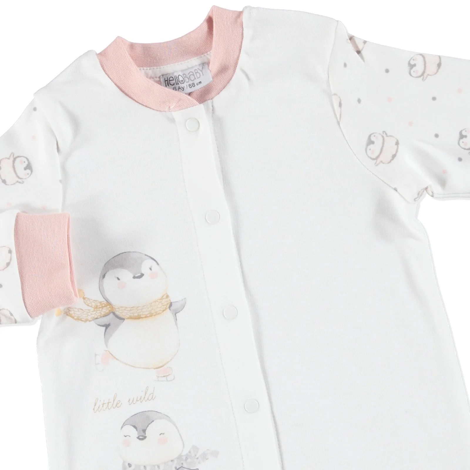 Ebebek HelloBaby/Детский комбинезон с рисунком пингвина| |