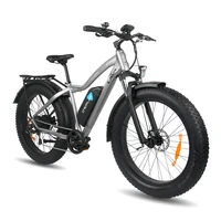 deruiz lava electric bike 26 inch snow bicycle ebike fat tire 48v 750w 624wh lithium battery full terrain women mens e bike