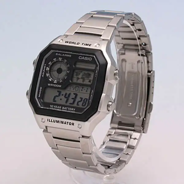 Наручные электронные мужские часы Casio AE-1200WHD-1A |