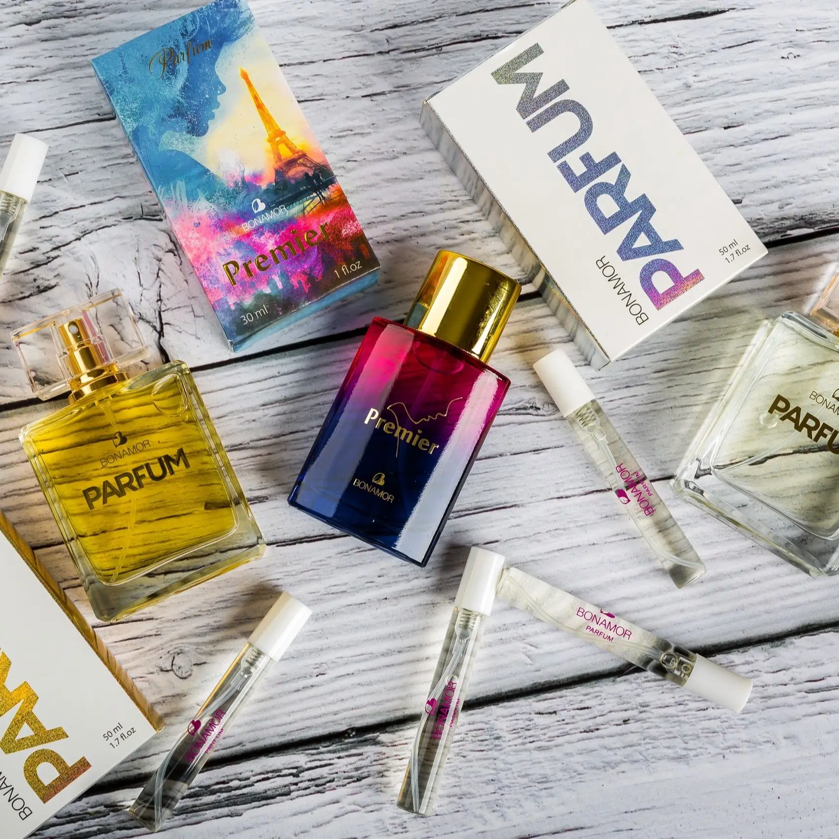 Духи BONAMOR Parfum 020 50/30/5 мл цветочный фруктовый сладкий аромат для - Цена: 819