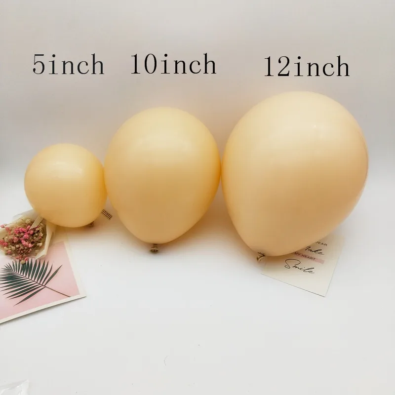 50 шт. 18/10/5 дюймов Кофе карамель латексные воздушные шары на день рождения или