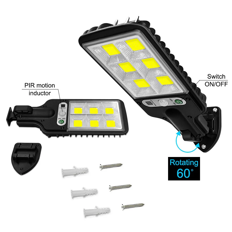 

Led Solar Lamp Outdoor Solar Lamp With 3 Light Mode Waterproof Motion Sensor Security Lighting for Garden Patio Path Yard