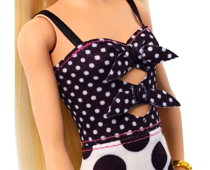 Кукла Barbie Игра с модой в платье горошек GHW50 | Игрушки и хобби