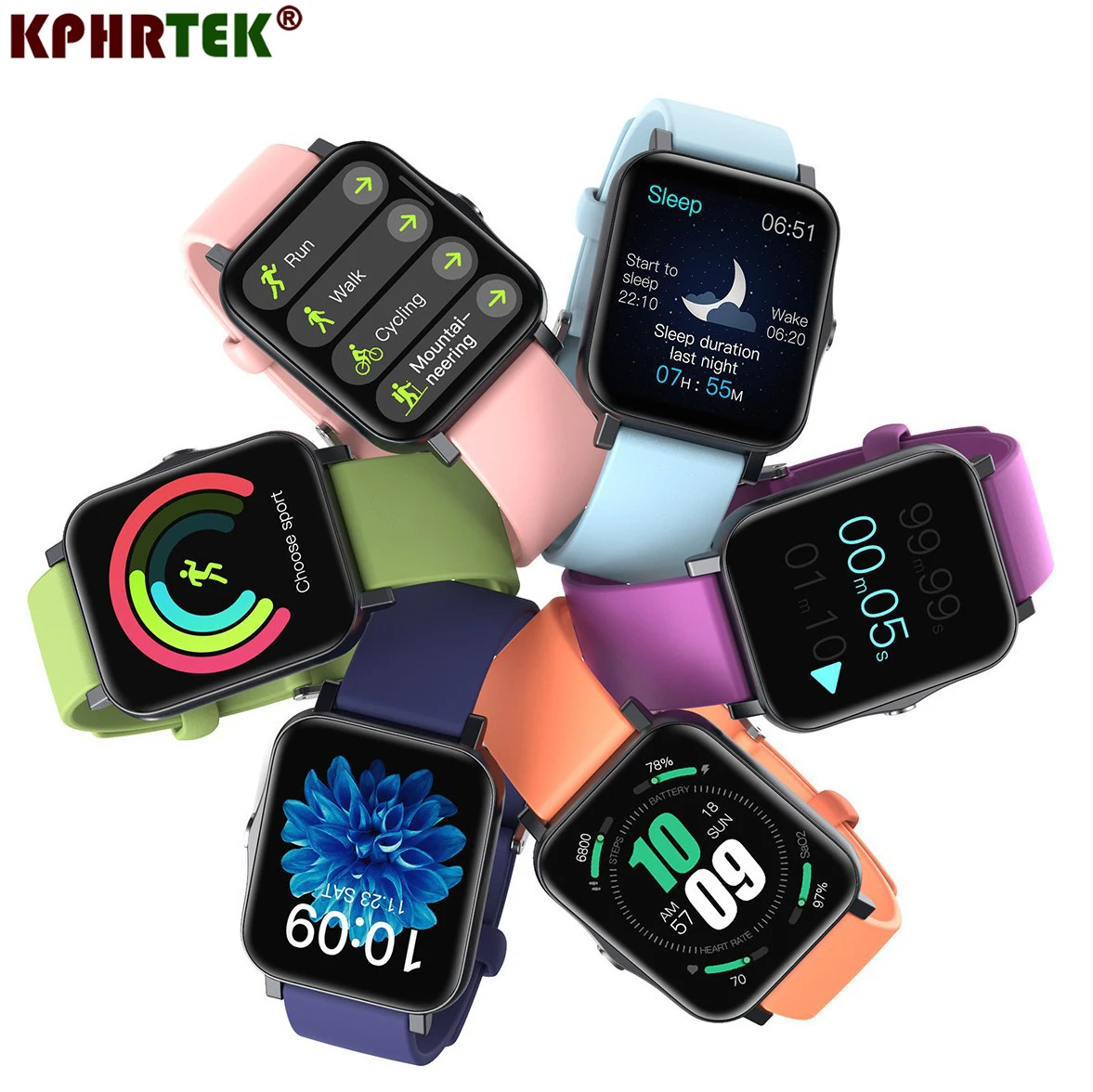 

S80 Pro Ultra-thin IP68 Waterproof Smart Watch Healthy Body Temperature Sleep Sports Square Screen Smart Watch smart watch