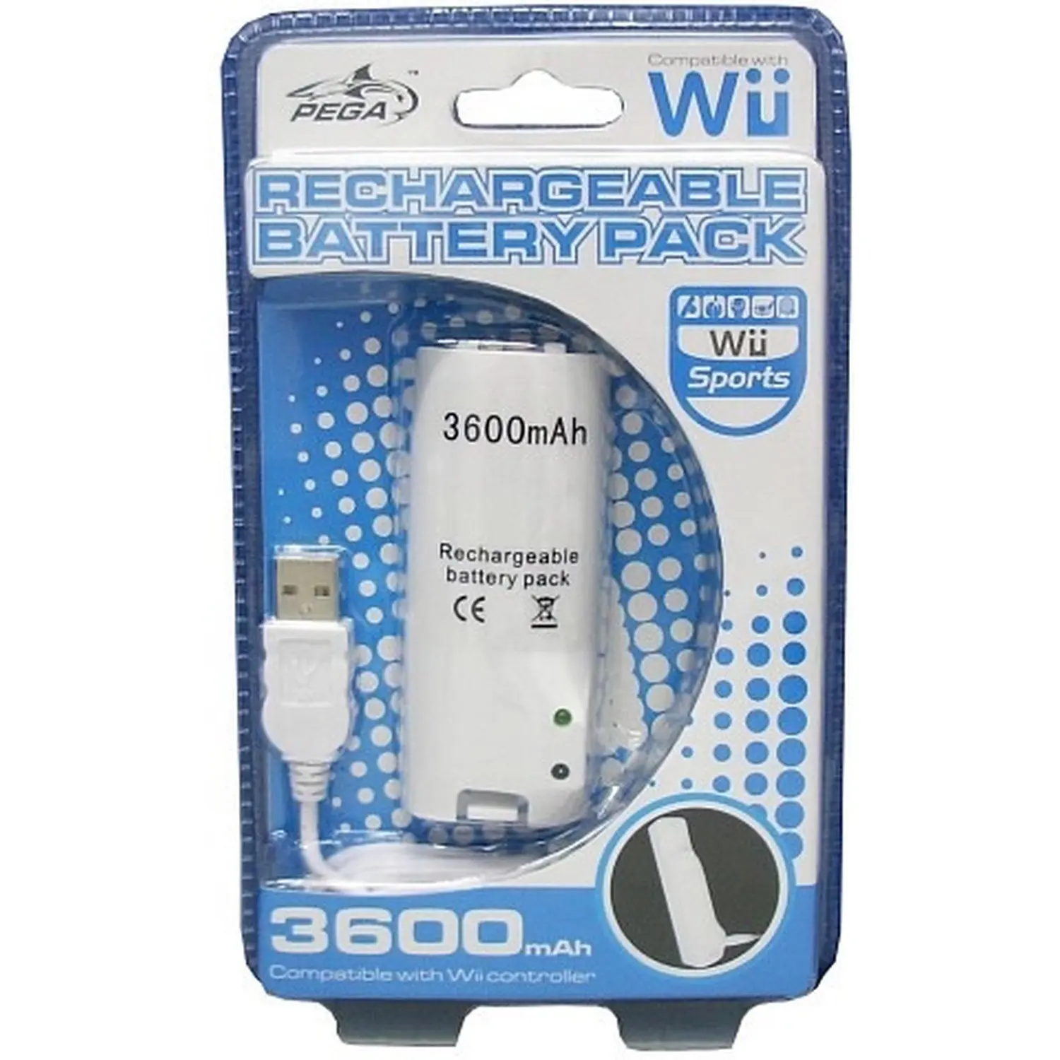 3600 мАч аккумуляторная батарея Wii|Запасные части| |