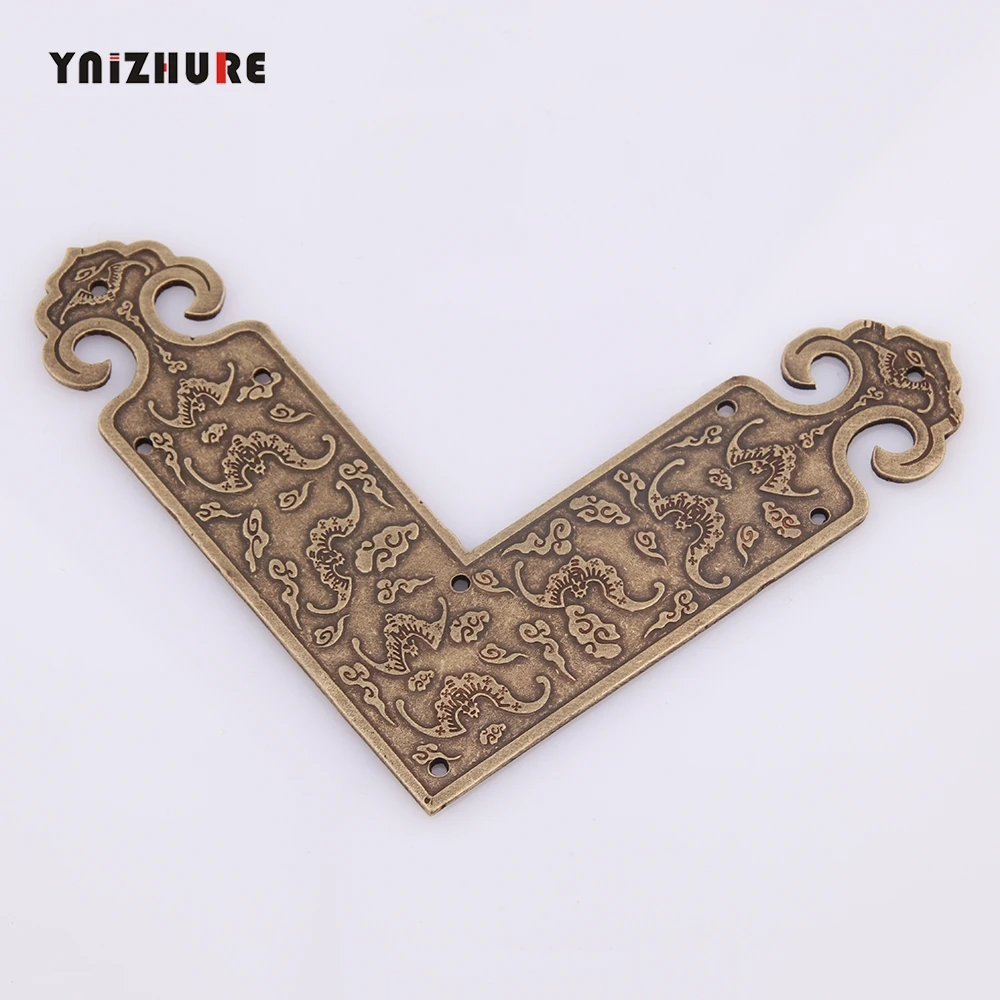 Филигранный L латунный кабошон летучая мышь старинный винтажный уголок плоские