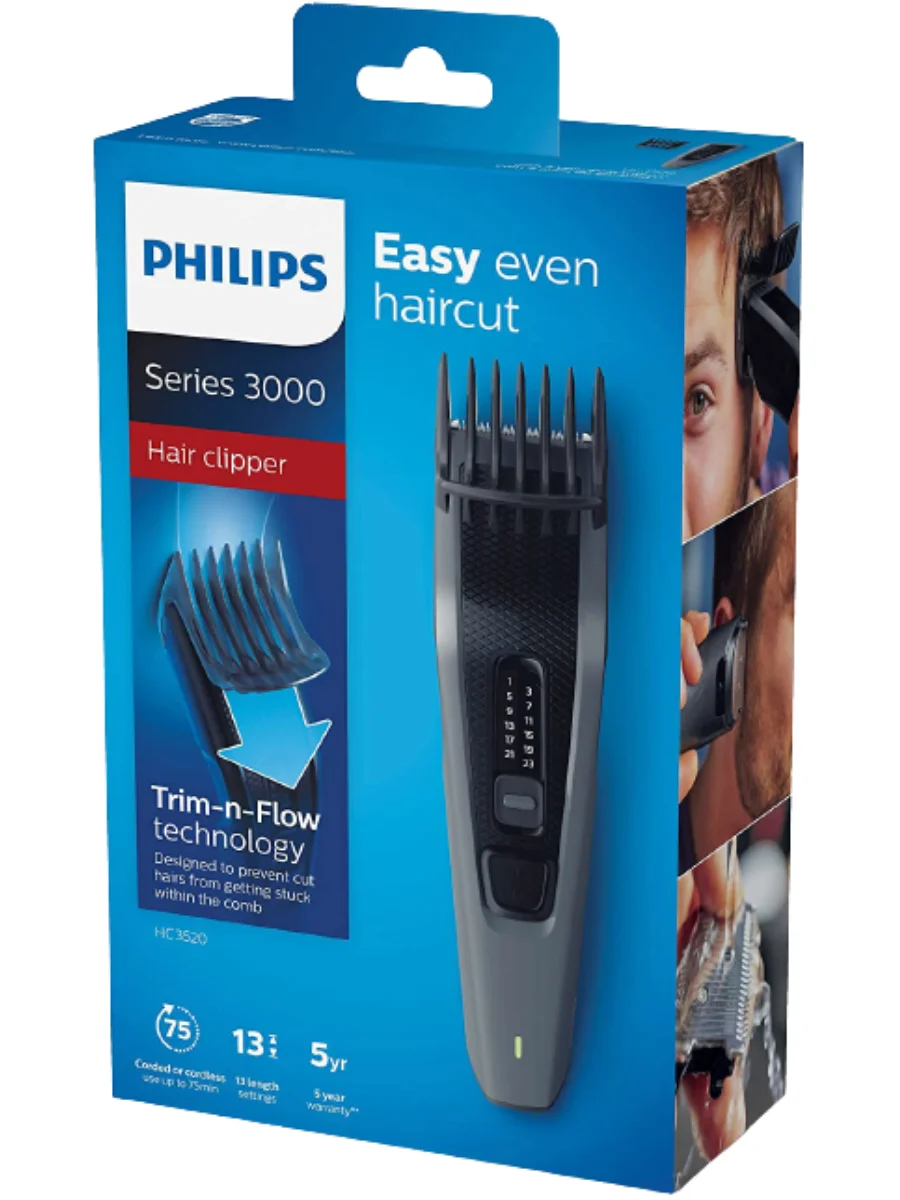 

Philips HC3520/15 Hair Trimmer Black / Grey Standard Hair Machine