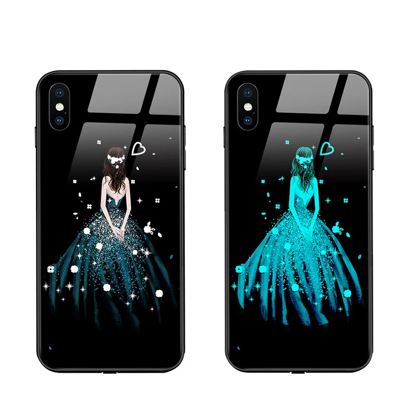 

Чехол со светодиодной вспышкой для Samsung Galaxy S22 S20 S21 FE Note 20 S21 Ultra 5G Note 10 Plus A52 A32 A72, светящийся чехол