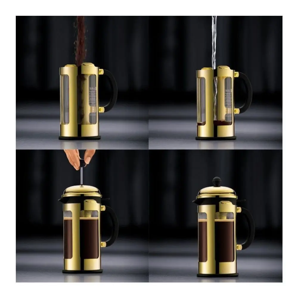Кофейник френч-пресс Bodum Chambord 0.35 л цвет золото 11170-17 | Дом и сад