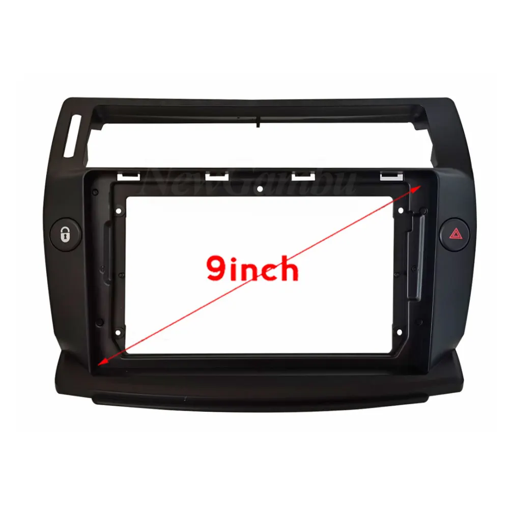 9-дюймовая Автомобильная радиоустановка Fascia Для Citroen C-четыре 2004 2005 -2009 комплект