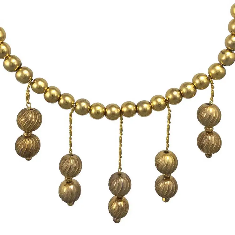 Vendre Collier En Perles De Verre Peintes En Or 24k, Bijoux Faits à La Main Pour Femmes, à La Mode, Fabriqué En Turquie, N1389