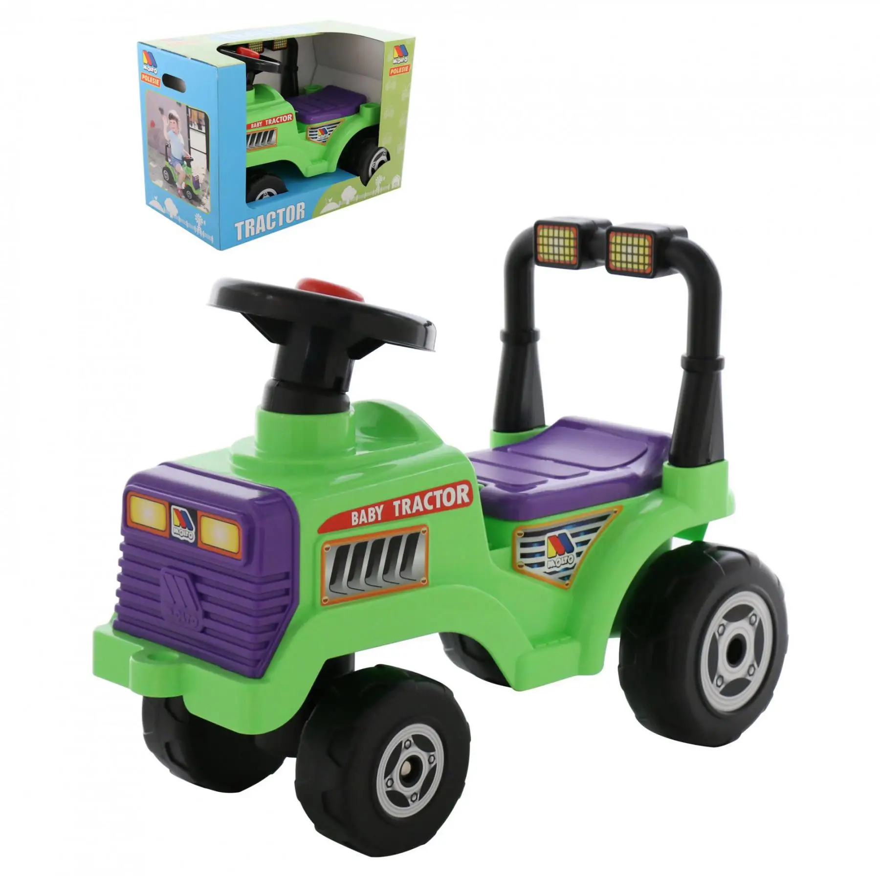 Каталка трактор &quotМитя&quot (в коробке)|Каталки-пушкары машинки| |