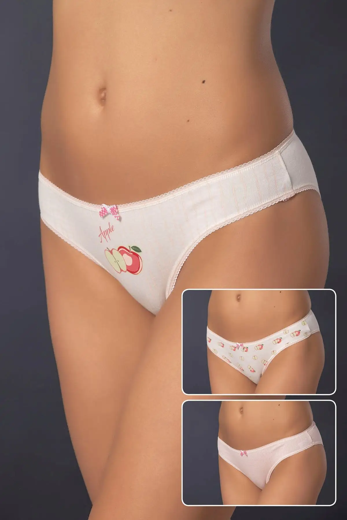 Черные жемчужные женские трусики из хлопка и лайкры | Женская одежда