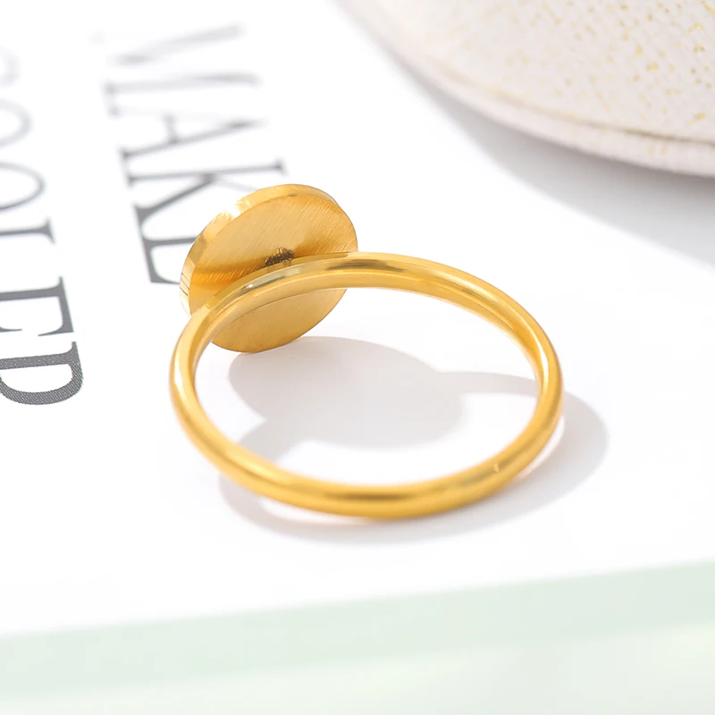 Женские кольца из нержавеющей стали Bague Femme с волнистыми морскими волнами для