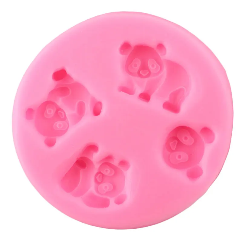 &quotСделай сам&quot Панда силиконовая форма Медведь Fondant (сахарная) формы для