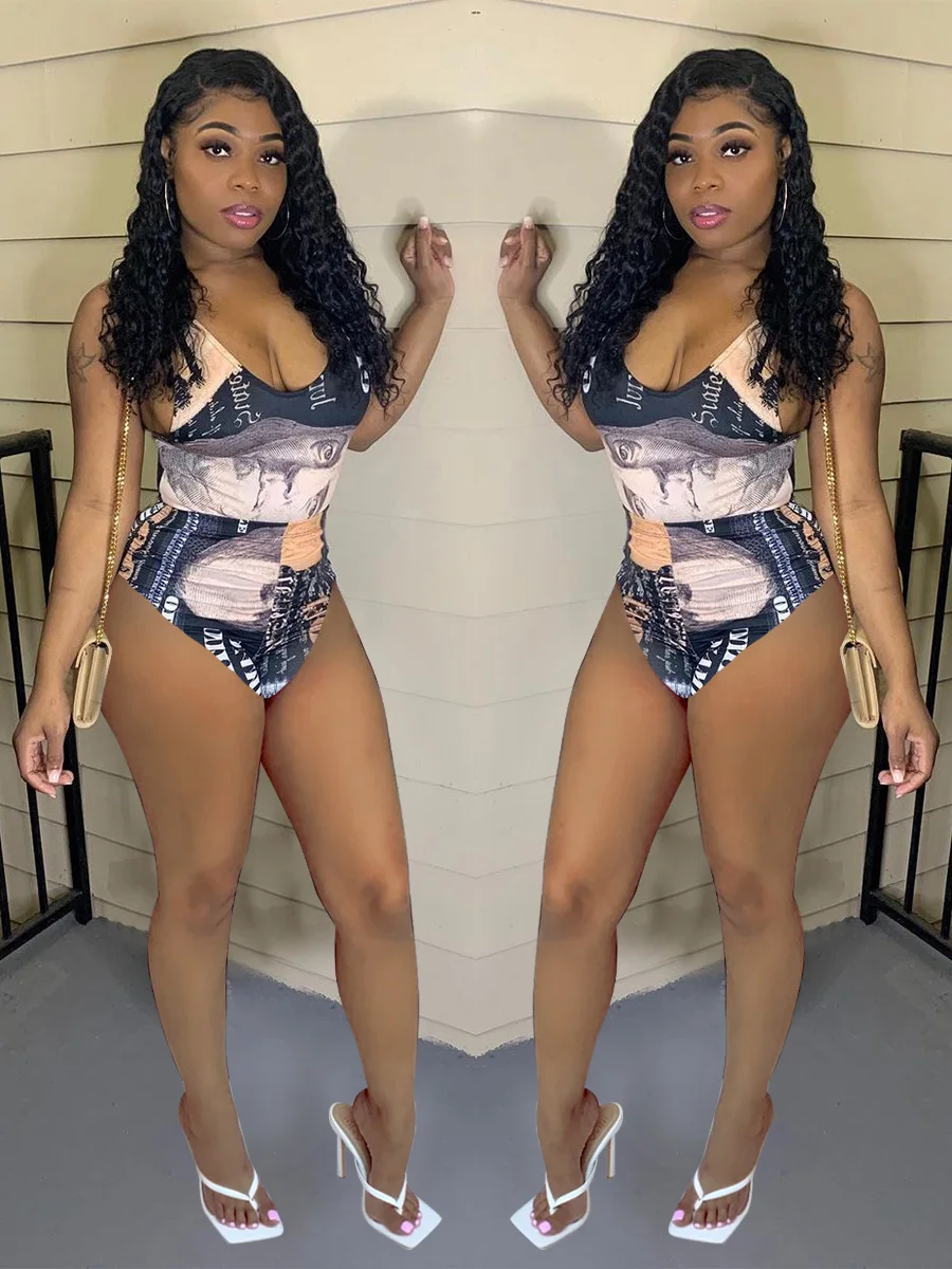 Женский Летний Пляжный комбинезон повседневный облегающий цельный женский боди