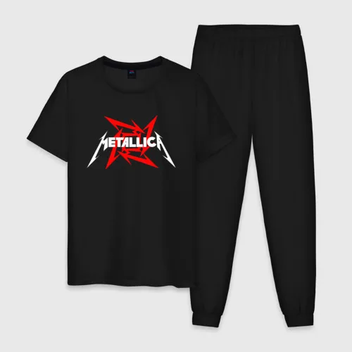 Мужская пижама хлопок METALLICA | одежда