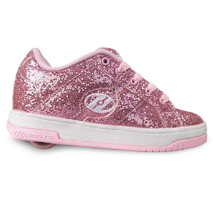 Роликовые кроссовки Heelys SPLIT LIGHT арт. 770970 розовые с лазерным покрытием | Спорт и