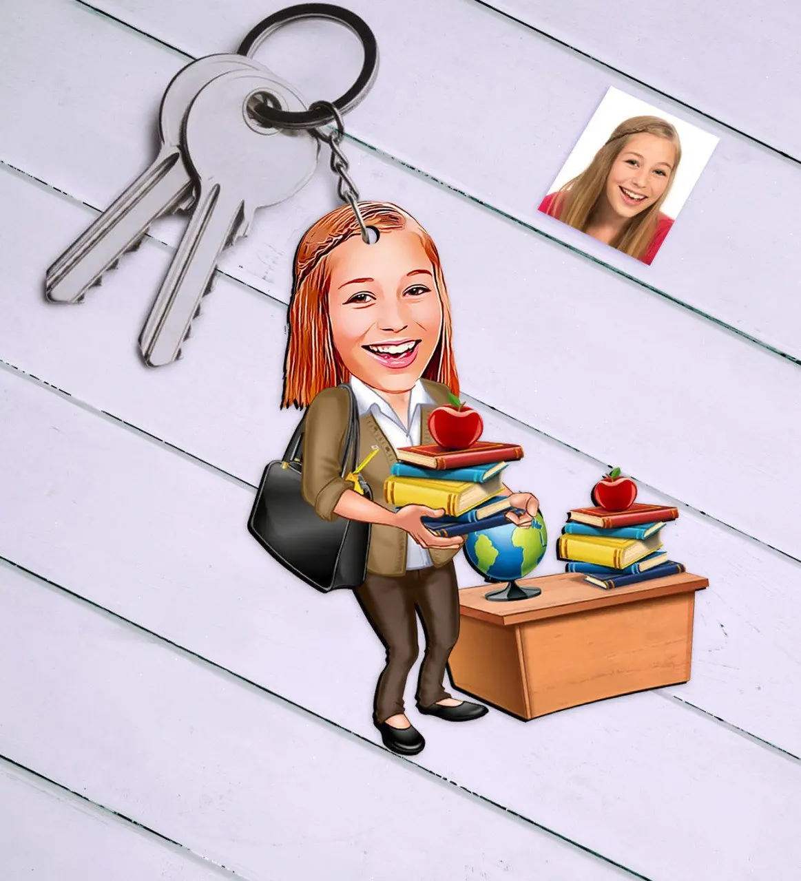 

Персонализированные Женские Keychain-4 с героями мультфильмов
