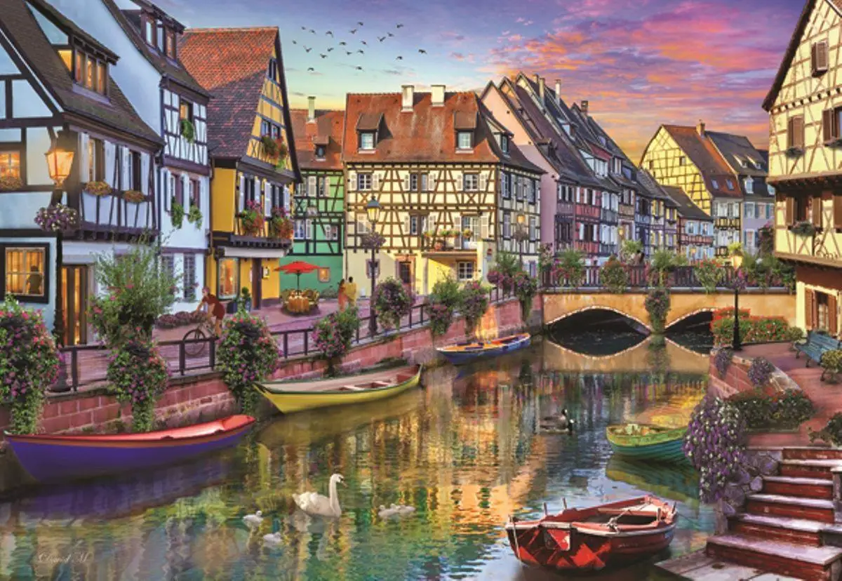 

Anatolian пазл Colmar канал 2000 штук пазл веселые игрушки для взрослых пейзаж Подарок Украшение стен