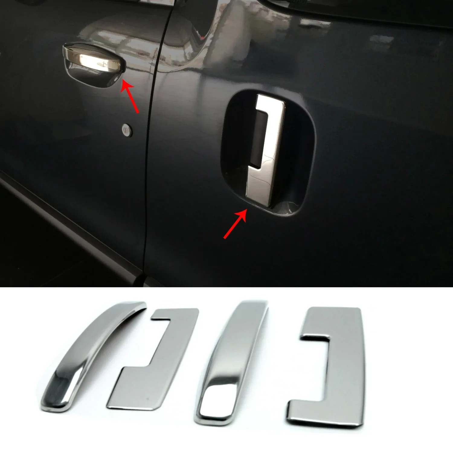 

Dacia Dokker Chrome Door Handle 4 Door Stainless Steel (2012-)