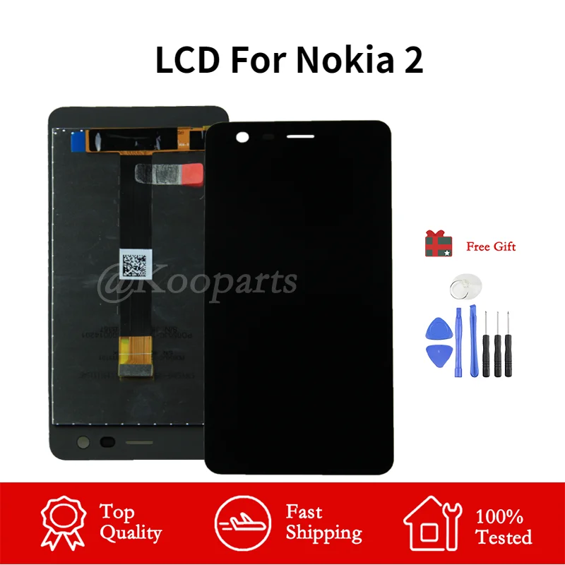 

Original LCD Replacement Nokia 2 LCD With frame TA-1007 1029 1023 1035 1011 Display touch screen digitizer Assembly 100% Tested
