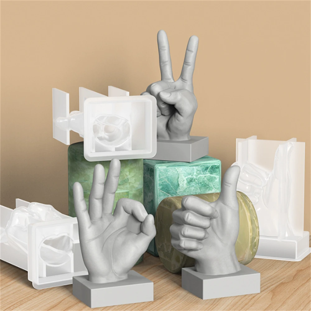 3D форма для жеста силиконовая свечей творческий процесс изготовления Прочный