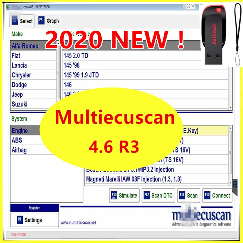 

2020 NEW MultiEcuScan v4.6R FULL Registered install video guide free keygen free shipping MultiEcuScan v4.6R software