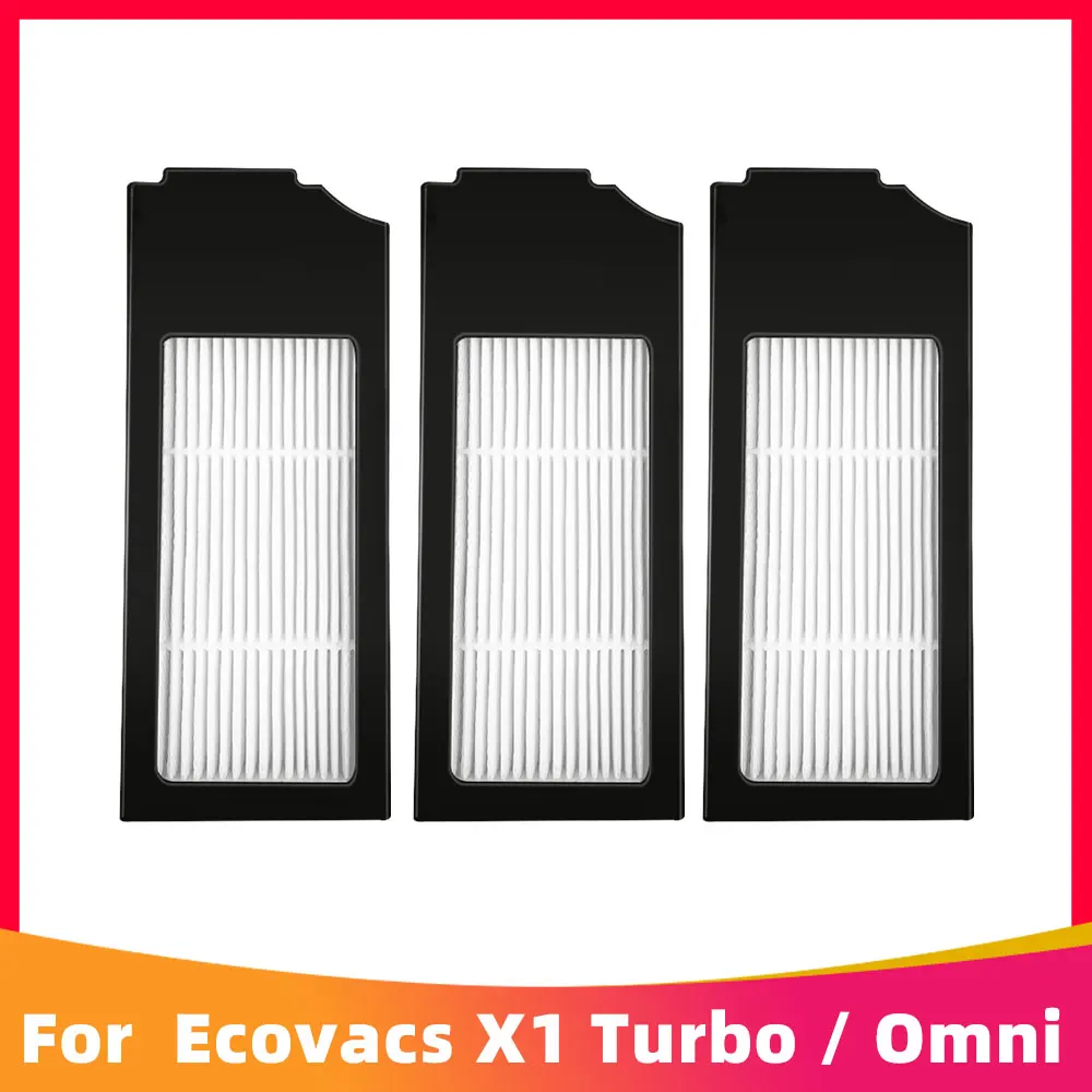 

For Ecovacs Deebot X1 Serise Turbo / Omni Robotic Vacuum Replacement Air Hepa Filter Kit For Cleaner Spare Parts Accessories