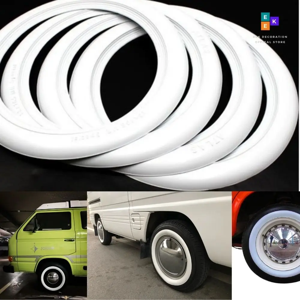 Белая шина Atlas Лион набор из 4 боковых шин 13 14 15 16 17 дюймов с ободком настенная