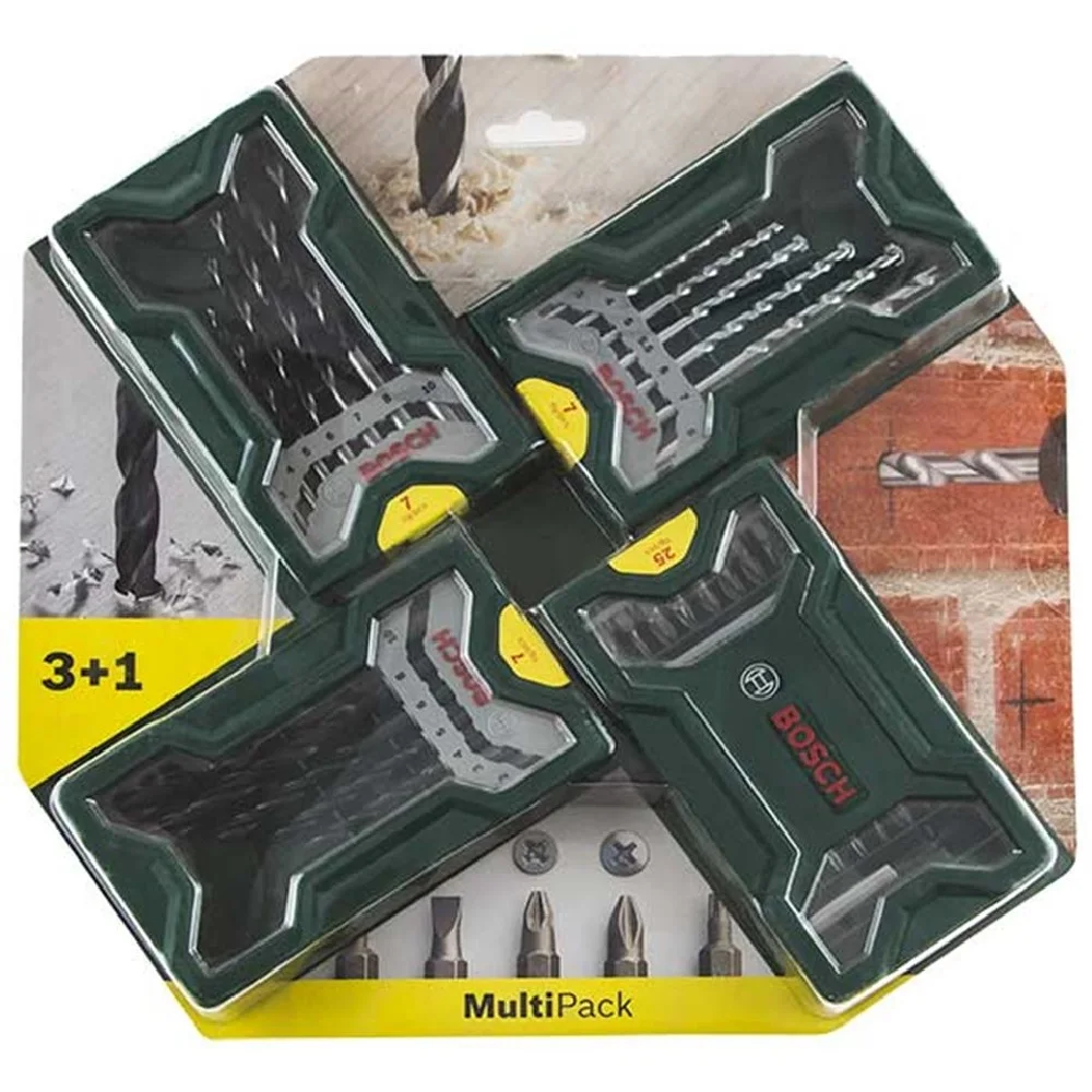 Цепная пила Bosch для дома и сада Мини X Line 4 шт. в упаковке металл каменной кладки