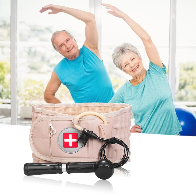 Поясничный ремень для декомпрессии спины поясничный с воздушной тягой пояс