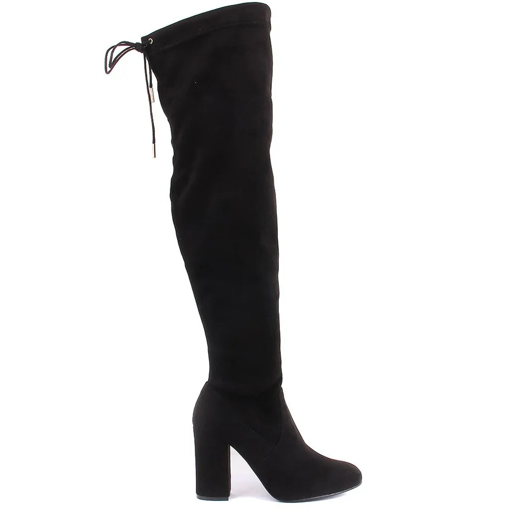 Moxee черные женские замшевые Стрейчевые ботинки|Женские полусапожки| |