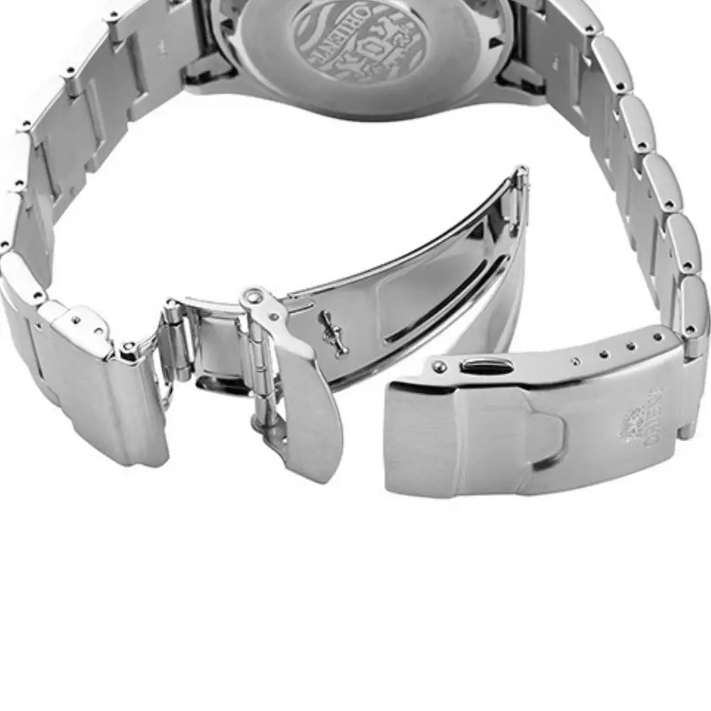 Orient Тритон Мужские автоматические часы RA-EL0001B стали сапфир diver дайверов с черным